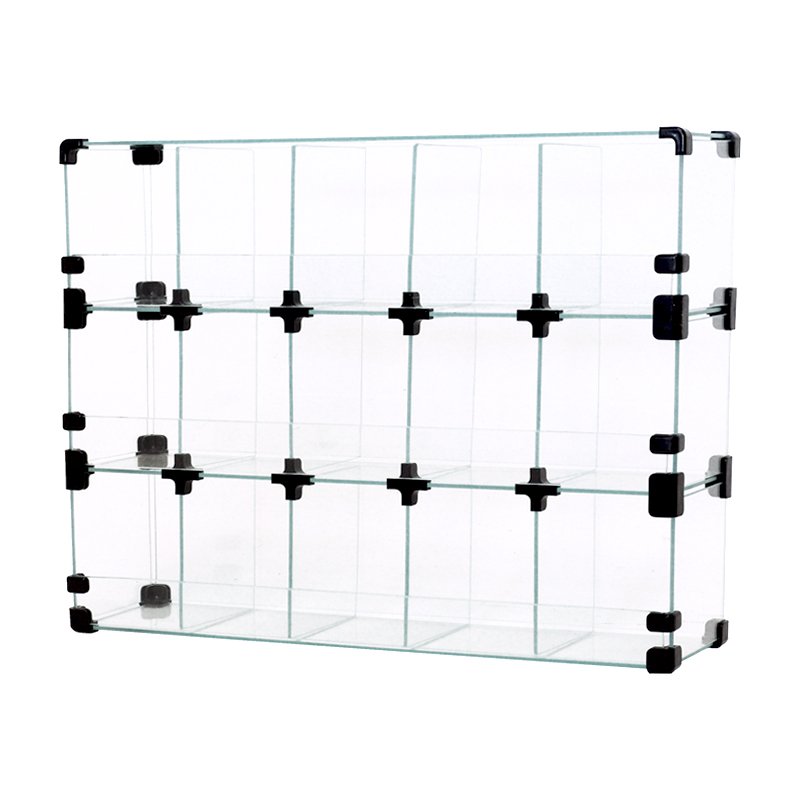 Baleiro Expositor Modulado em Vidro - 0,60 x 0,45 x 0,15