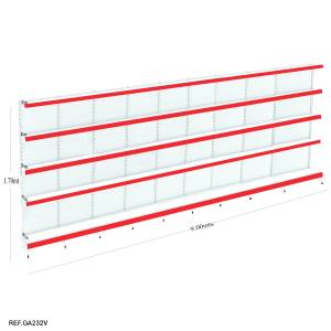 Kit Gondola de Parede AMAPA 9m + 1 Inicial + 8 Continuação - Balcãonet